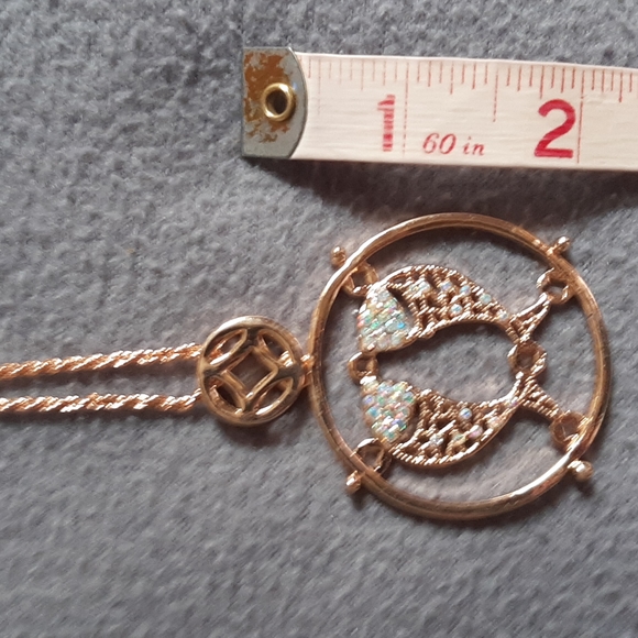 Two Fish Fashion Necklace Pisces - Picture 2 of 3